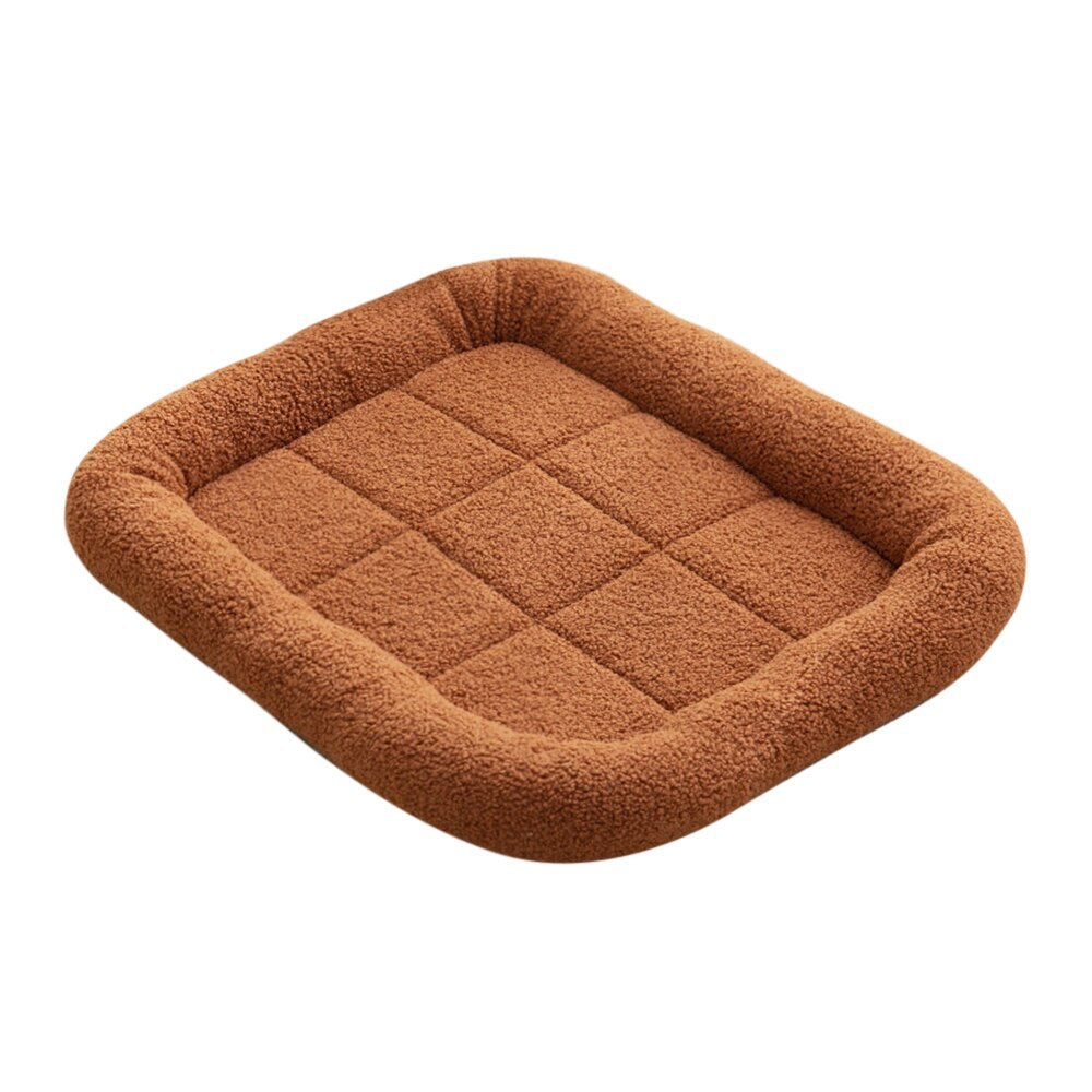 Large Dogs Bed Pet Sofa Bed Mats Super Soft Sherpa Crate Cushion Dog and Pet Bed Pet Carrier Pet Bed in Fleece Machine Washable