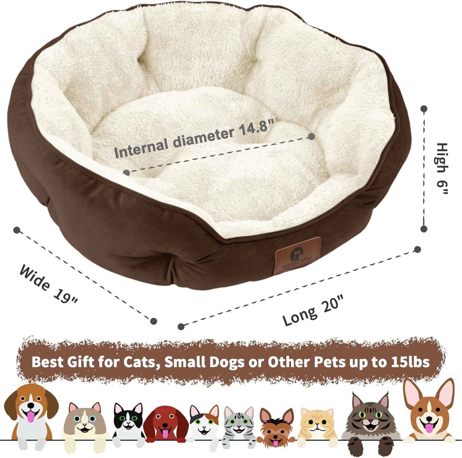 Comfy and Cozy pet bed for tiny dogs or cats